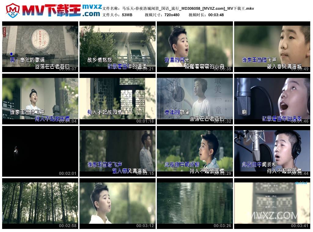 马乐天-春夜洛城闻笛_国语_流行_MD306058